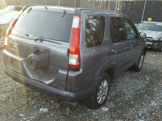 SHSRD78995U338182 - 2005 HONDA CR-V SE GRAY photo 4