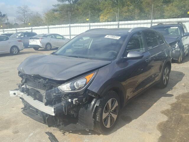 KNDCB3LC9H5048609 - 2017 KIA NIRO FE GRAY photo 2