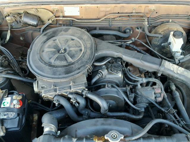 JM2UF3111H0542448 - 1987 MAZDA B2000 CAB BROWN photo 7