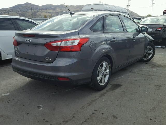 1FADP3F29EL209353 - 2014 FORD FOCUS SE GRAY photo 4