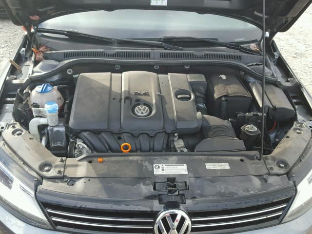 3VWDP7AJ2DM394341 - 2013 VOLKSWAGEN JETTA SE GRAY photo 7