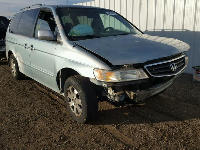 5FNRL18693B093507 - 2003 HONDA ODYSSEY EX BLUE photo 1