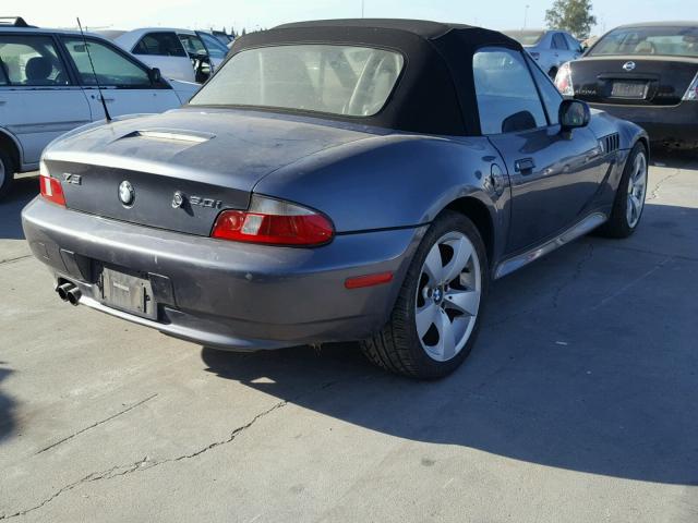 WBACN53421LJ57066 - 2001 BMW Z3 3.0 GRAY photo 4