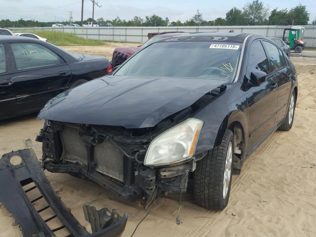 1N4BA41EX7C828630 - 2007 NISSAN MAXIMA SE BLACK photo 2