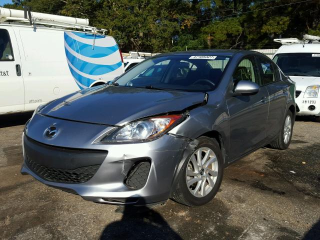 JM1BL1V79D1820220 - 2013 MAZDA 3 I SILVER photo 2