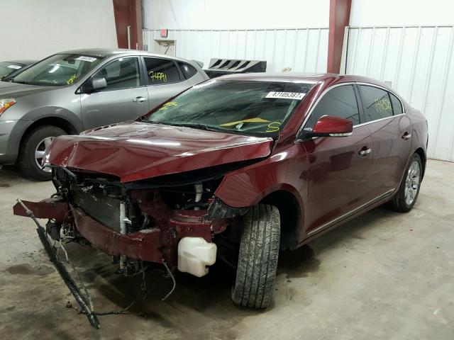 1G4GC5ED5BF221412 - 2011 BUICK LACROSSE C RED photo 2