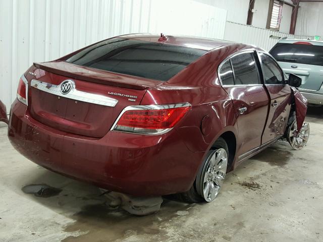 1G4GC5ED5BF221412 - 2011 BUICK LACROSSE C RED photo 4