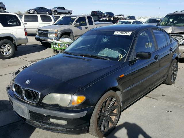 WBAEV33462KL66542 - 2002 BMW 325 I BLACK photo 2