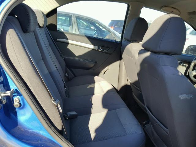 KL1TD56EX9B369040 - 2009 CHEVROLET AVEO LS BLUE photo 6