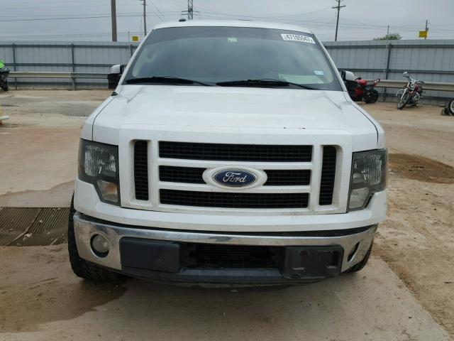 1FTFW1CT5BFA65589 - 2011 FORD F150 SUPER WHITE photo 9