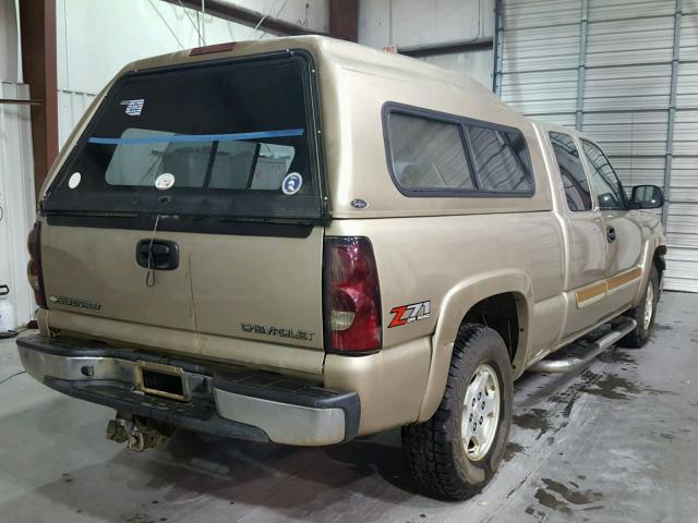 2GCEK19T941279154 - 2004 CHEVROLET SILVERADO TAN photo 4