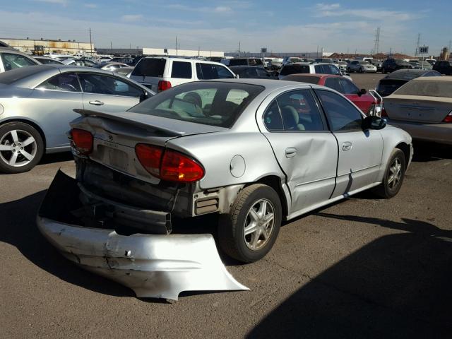 1G3NL52E64C175215 - 2004 OLDSMOBILE ALERO GL GRAY photo 4