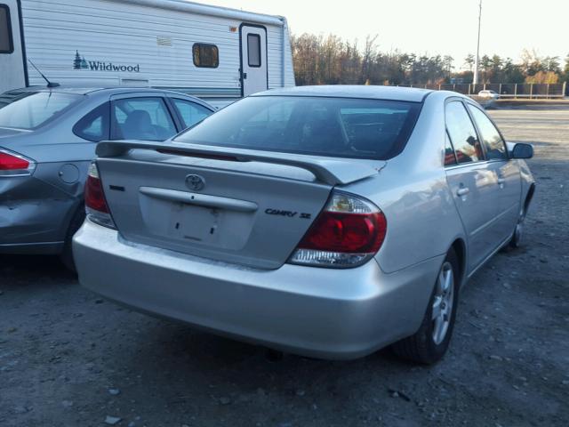 4T1BE32K25U069715 - 2005 TOYOTA CAMRY LE SILVER photo 4