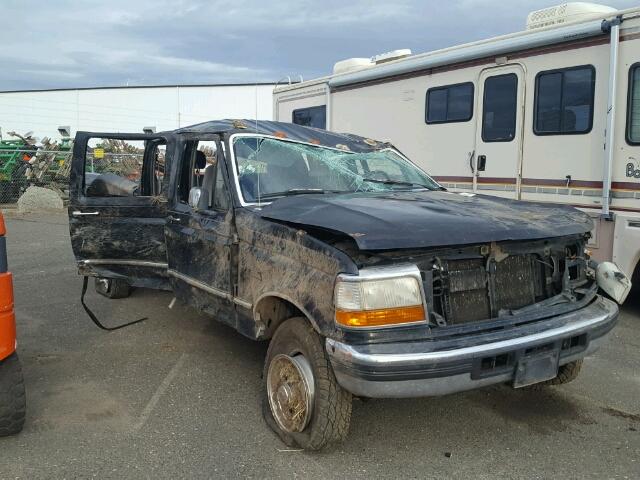 1FTJW36F1SEA18531 - 1995 FORD F350 BLACK photo 1