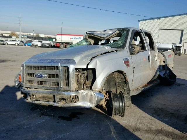 1FTSW21R88EB49948 - 2008 FORD F250 SUPER SILVER photo 2