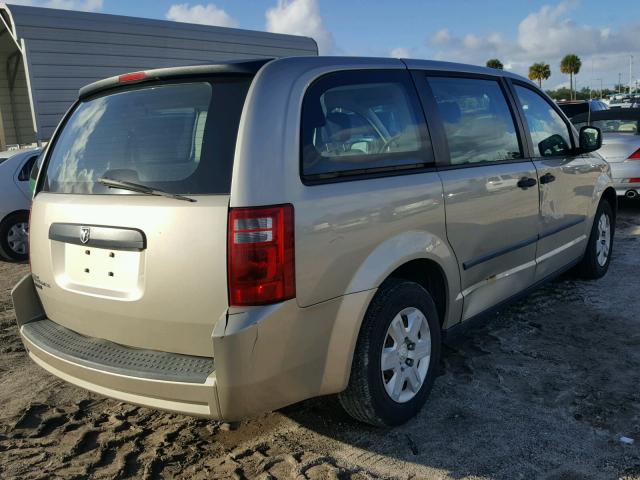 1D8HN44H68B149087 - 2008 DODGE GRAND CARA BEIGE photo 4