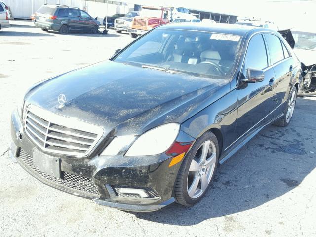 WDDHF5GB8BA332941 - 2011 MERCEDES-BENZ E 350 BLACK photo 2