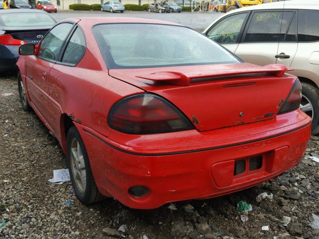 1G2NV12E2YM864658 - 2000 PONTIAC GRAND AM G RED photo 3