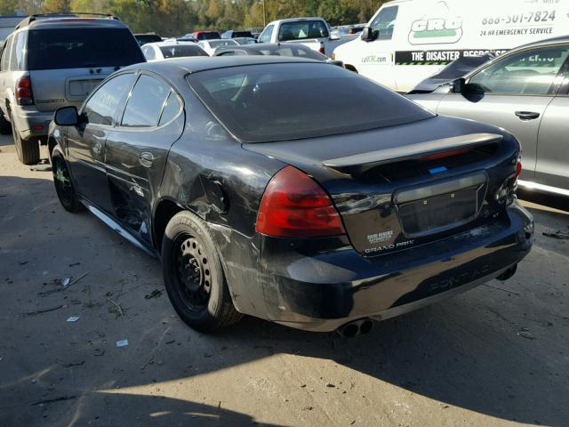 2G2WP522941285474 - 2004 PONTIAC GRAND PRIX BLACK photo 3