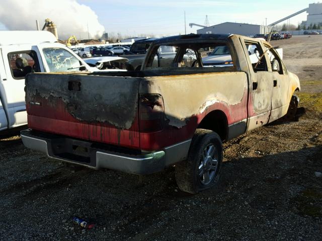 1FTPW14V77FB07739 - 2007 FORD F150 SUPER MAROON photo 4