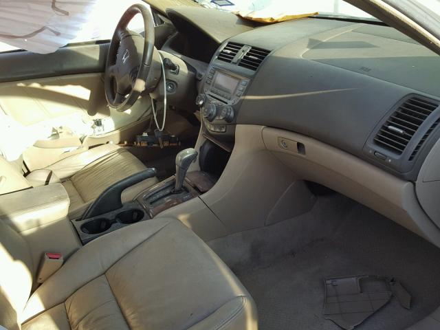 1HGCM56837A062445 - 2007 HONDA ACCORD EX WHITE photo 5