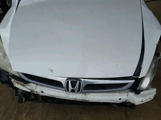 1HGCM56837A062445 - 2007 HONDA ACCORD EX WHITE photo 7