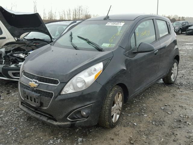 KL8CD6S92EC416386 - 2014 CHEVROLET SPARK 1LT BLACK photo 2