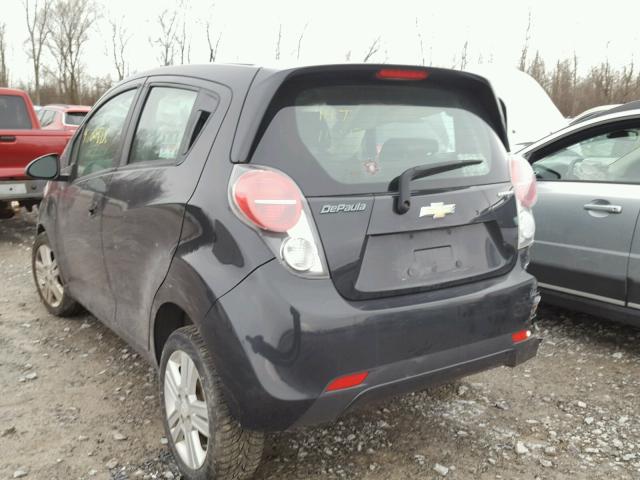 KL8CD6S92EC416386 - 2014 CHEVROLET SPARK 1LT BLACK photo 3