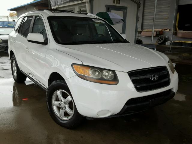 5NMSG13D07H082363 - 2007 HYUNDAI SANTA FE G WHITE photo 1