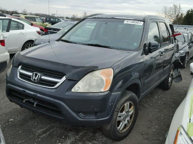 JHLRD78834C800751 - 2004 HONDA CR-V EX BLACK photo 2