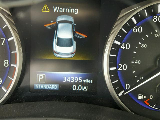 JN1BV7APXEM684167 - 2014 INFINITI Q50 BASE Сірий фото 8