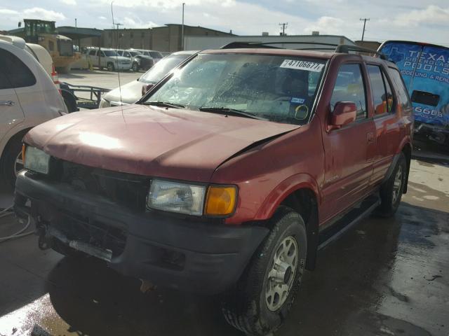 4S2CK58W4W4322871 - 1998 ISUZU RODEO S RED photo 2