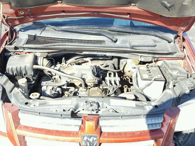 2D8HN44H88R801905 - 2008 DODGE GRAND CARA ORANGE photo 7