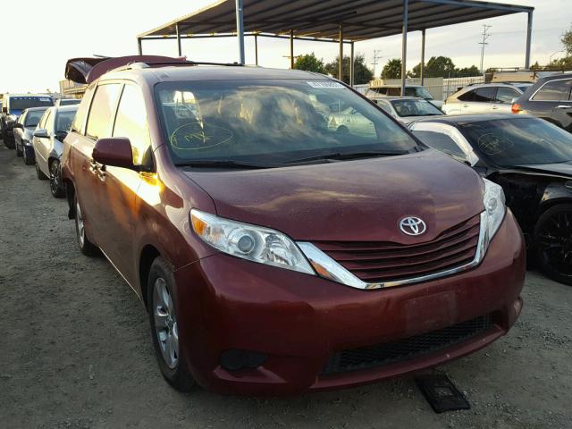 5TDKK3DC3GS738889 - 2016 TOYOTA SIENNA LE BURGUNDY photo 1