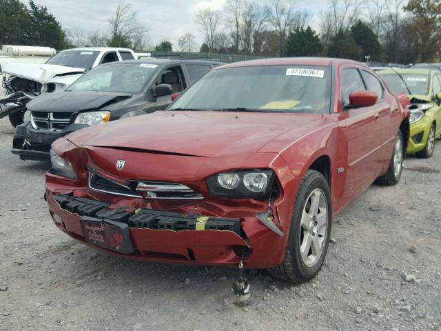 2B3CK3CV3AH178418 - 2010 DODGE CHARGER SX RED photo 2