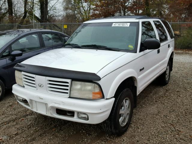 1GHDT13W4Y2395650 - 2000 OLDSMOBILE BRAVADA WHITE photo 2