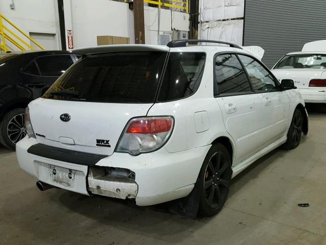 JF1GG79666G809857 - 2006 SUBARU IMPREZA WR WHITE photo 4