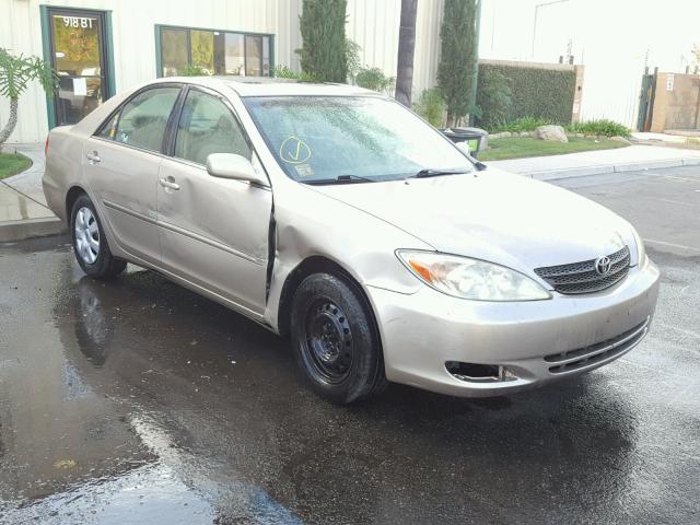 JTDBE32K120028743 - 2002 TOYOTA CAMRY LE თაფლისფერი ფოტო 1