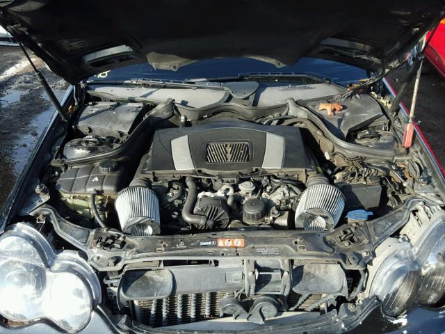 WDBRF52H36F830692 - 2006 MERCEDES-BENZ C GENERATI BLACK photo 7