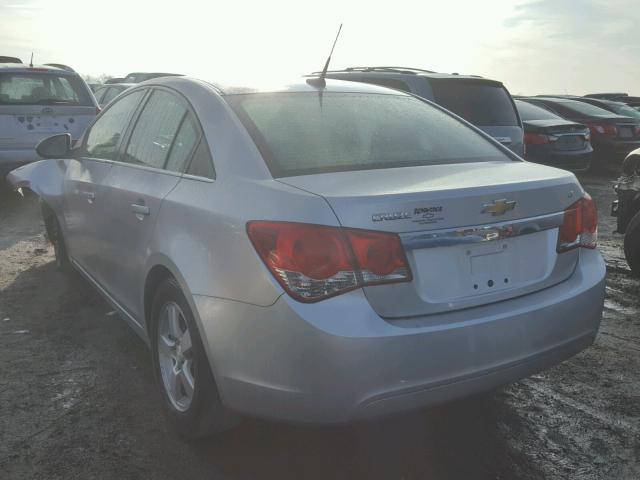 1G1PC5SB4E7352863 - 2014 CHEVROLET CRUZE LT SILVER photo 3