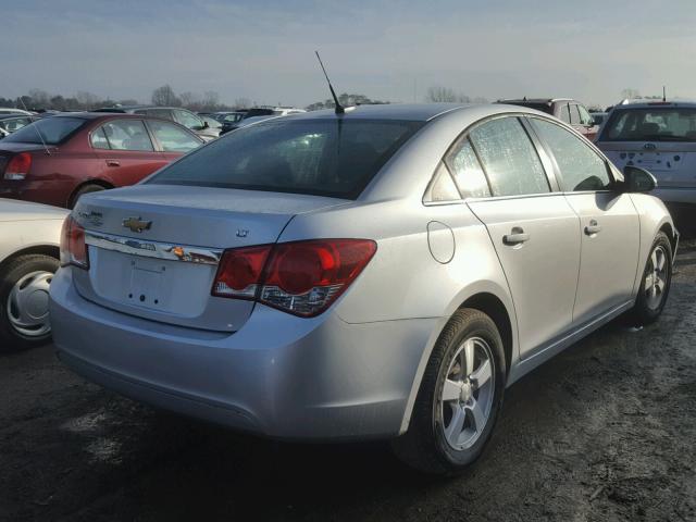 1G1PC5SB4E7352863 - 2014 CHEVROLET CRUZE LT SILVER photo 4