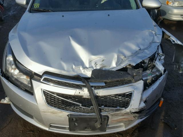 1G1PC5SB4E7352863 - 2014 CHEVROLET CRUZE LT SILVER photo 7