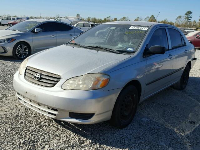 1NXBR32E34Z220493 - 2004 TOYOTA COROLLA GRAY photo 2