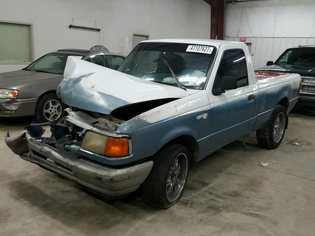 1FTCR10U0PUD13760 - 1993 FORD RANGER TWO TONE photo 2