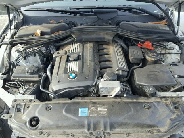 WBANU5C52AC442662 - 2010 BMW 528 I SILVER photo 7