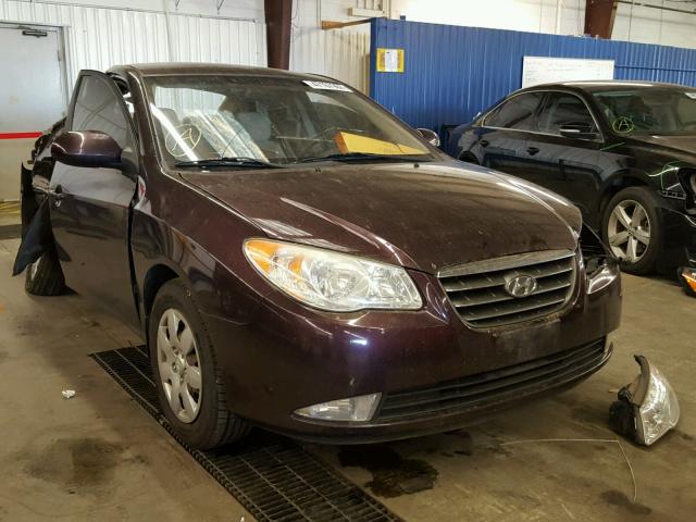 KMHDU46D18U548645 - 2008 HYUNDAI ELANTRA GL PURPLE photo 1