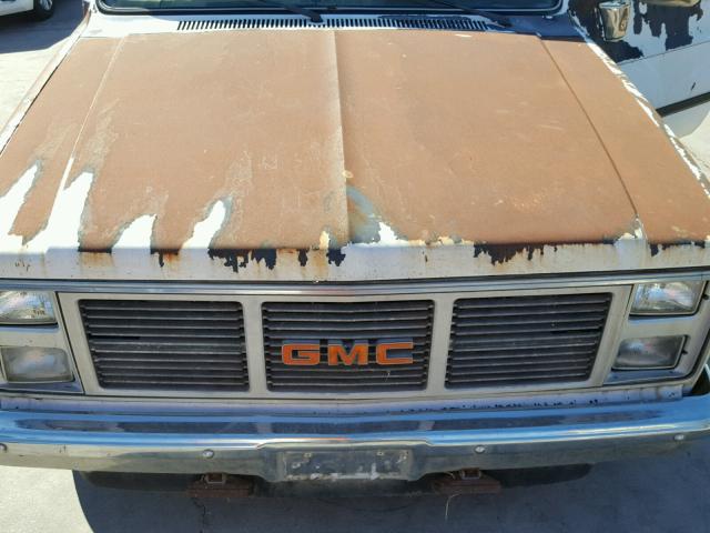 1GTEC14FXGJ529753 - 1986 GMC C1500 WHITE photo 7