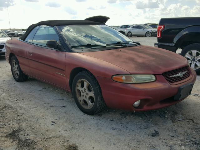 3C3EL55H9XT602969 - 1999 CHRYSLER SEBRING JX RED photo 1