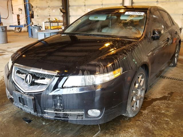 19UUA76587A007133 - 2007 ACURA TL TYPE S BLACK photo 2