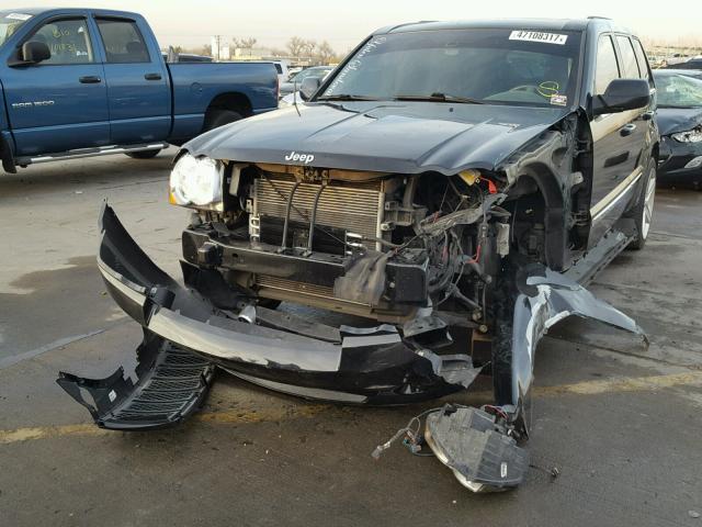 1J8HR78W69C527393 - 2009 JEEP GRAND CHER BLACK photo 2